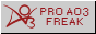 pro ao3 freak (all caps) next to the ao3 logo